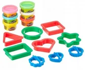 Masy plastyczne - Ciastolina Play-Doh Kształty 6 Tub+ Foremki - miniaturka - grafika 1