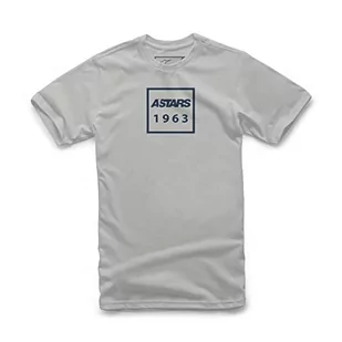 Alpinestars Box koszulka męska z krótkim rękawem, srebrny, XXL - Koszulki męskie - miniaturka - grafika 1