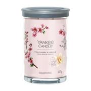 Świece - YANKEE CANDLE PINK CHERRY & VANILLA 567.0 g - miniaturka - grafika 1