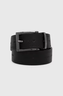 Emporio Armani Pasek skórzany dwustronny Y4S426.YTU5J.NOS męski kolor czarny - Paski - miniaturka - grafika 1