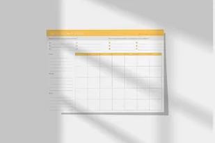 Planner SOCIAL MEDIA miesięczny A4 – wyrywane kartki! - Planery - miniaturka - grafika 1