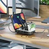 Ładowarki i akumulatory - POWERFIN 10 PORT USB-C DESKTOP - miniaturka - grafika 1