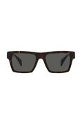 Okulary przeciwsłoneczne - Versace okulary przeciwsłoneczne męskie kolor brązowy - miniaturka - grafika 1