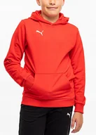 Bluzy dla dziewczynek - PUMA bluza dziecięca z kapturem sportowa hoodie dla dzieci Team Goal r. 116 - miniaturka - grafika 1