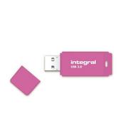 Akcesoria do tabletów i e-booków - Integral Neon USB 3.0 Flash Drive - Pendrive USB 3.0 32GB (Pink) - miniaturka - grafika 1