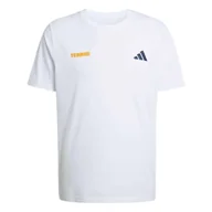 Koszulki sportowe męskie - Koszulka męska adidas Tennis Hot Egg Graphic T-Shirt White S - miniaturka - grafika 1