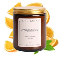 Świece - Świeca zapachowa POMARAŃCZA 250ml/55h świeca sojowa SPIRITANA - miniaturka - grafika 1