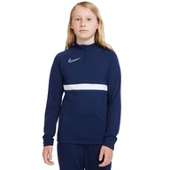 Bluzy damskie - Bluza Nike Academy 21 Dril Top Jr CW6112 (kolor Czarny, rozmiar S) - miniaturka - grafika 1