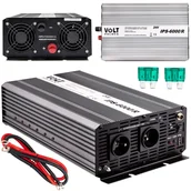 Przetwornice samochodowe - Przetwornica samochodowa IPS-6000R 24V/230V 3000/6000W VOLT POLSKA - miniaturka - grafika 1