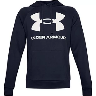 Under Armour Męska bluza z kapturem Rival Fleece Big Logo Hd - Bluzy męskie - miniaturka - grafika 1