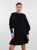 Swetry damskie - YAS Kardigan 26030699 Czarny Regular Fit - miniaturka - grafika 1