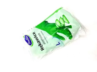 STELLA Rękawice Aloesowe Gumowe L Skóra Wrażliwa - Inne artykuły do sprzątania - miniaturka - grafika 1