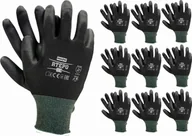 Rękawice robocze - Reis Rękawice robocze / Czarne / RTEPO_BB - 10 par 10 - XL - miniaturka - grafika 1
