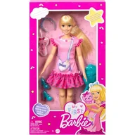 Lalki dla dziewczynek - Lalka Barbie Moja pierwsza Barbie Malibu HLL19 - miniaturka - grafika 1