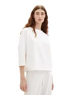 Bluzy damskie - TOM TAILOR Bluza damska, 10315 - Whisper White, L - miniaturka - grafika 1