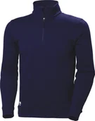 Bluzy męskie - Helly Hansen Sweater HELLY HANSEN Manchester Half Zip Sweatshirt, blue 2XL - miniaturka - grafika 1