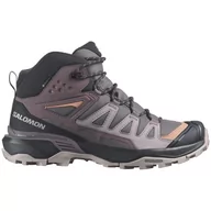Buty trekkingowe damskie - Buty damskie Salomon X Ultra 360 Mid Gore-Tex Rozmiar butów (UE): 40 2/3 / Kolor: czarny/czerwony - miniaturka - grafika 1