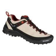 Buty trekkingowe damskie - SALEWA Wildfire Leather GTX W, buty trekkingowe damskie, Oatmeal/Black, 42 EU, Oatmeal Black, 42 EU - miniaturka - grafika 1