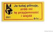 Pozostałe akcesoria dla psów - DINGO Tabliczka ostrzegawcza "Zrób mi tę przyjemność i wejdź" (17223) - miniaturka - grafika 1