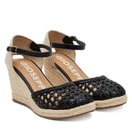 Espadryle damskie - Espadryle Gioseppo Serignan 72281-P Czarny - miniaturka - grafika 1