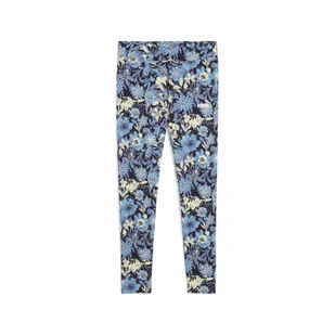 Damskie legginsy Essentials Nature 2.0 PUMA Cool Blue - Spodnie sportowe damskie - miniaturka - grafika 1