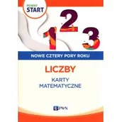 Pedagogika i dydaktyka - Pewny start Nowe cztery pory roku Liczby Karty matematyczne Nowa - miniaturka - grafika 1