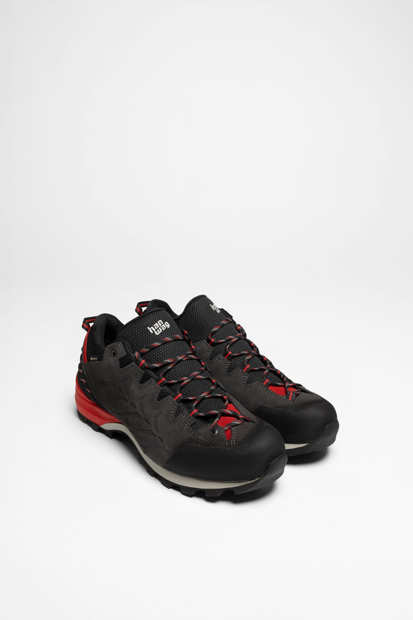 Męskie buty turystyczne Hanwag Makra Pro Low GTX Asphalt Red