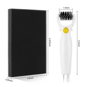 Rękodzieło - TEMU 1 szt. 3 w 1 szczypce do grawerowania, szczypce do usuwania chwastów, biały, materiał ABS, z piankową podkładką, łatwe usuwanie nadmiaru papieru - miniaturka - grafika 1