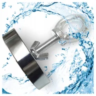 Magnesy - UCHWYT MAGNES Neodymowy DO POSZUKIWAŃ W Wodzie HAK F100 - 100kg Silny MOCNY - miniaturka - grafika 1