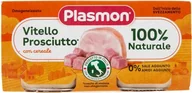 Dania dla dzieci - Obiadek Vitello prosciutto con cereale 2x80g - Plasmon szynka z płatkami - miniaturka - grafika 1