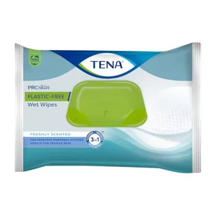 TENA ProSkin Wet Wipes PLASTIC-FREE Chusteczki nawilżane, 48 sztuk - Chusteczki do higieny intymnej - miniaturka - grafika 1