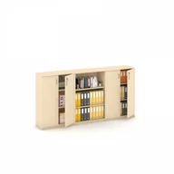 Zestawy mebli biurowych - B2B Partner Zestaw szaf MIRELLI, Typ III - brzoza 437543 - miniaturka - grafika 1