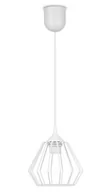 Lampy sufitowe - HowHomely Lampa wisząca HowHomely Lampa wisząca WarsawLoft 13 cm biała HH-WL-13-W - miniaturka - grafika 1