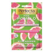 Pielęgnacja stóp - Perfecta Peeling + maska do stóp PINK POMELO zabieg wygładzający 010214716 - miniaturka - grafika 1