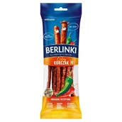 Kiełbasa i wędliny - Berlinki Kabanosy ostry kurczak 85 g - miniaturka - grafika 1