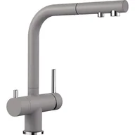 Baterie kuchenne - Blanco Fontas-S II Alumetalik bateria zlewozmywakowa z wyciąganą wylewką Silgranit-Look 525201 - miniaturka - grafika 1