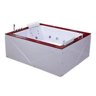 Wanny z hydromasażem - Wanna z hydromasażem prostokątna 180x150 cm MO-1666 - miniaturka - grafika 1