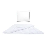Poduszki - Zestaw Kołdra całoroczna Defender 155x220 cm + Poduszka Laponia 70x80 pikowana - miniaturka - grafika 1