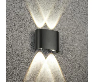 Brilagi - Zewnętrzny kinkiet LED FLAREBOX LED/4W/230V czarny IP65 - Lampy ogrodowe - miniaturka - grafika 1