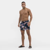 Spodnie sportowe męskie - Męskie spodenki plażowe QUIKSILVER Surfsilk Mix 15" - czarne - miniaturka - grafika 1