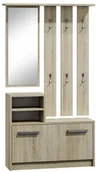 Meble do przedpokoju - Garderoba Z Szafką Na Buty Dąb Sonoma F6-S19 - miniaturka - grafika 1