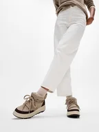 Botki damskie - Fitflop Damskie buty F-Mode W/Odporne BIOFLEECE MESH Płaskie botki Botki, Szarobrązowe, 36,5 UK, brązowy (taupe), 40 EU - miniaturka - grafika 1