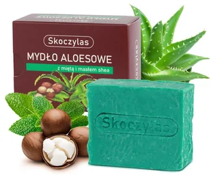 MYDŁO aloesowe z miętą i masłem shea - 100 g - Mydła - miniaturka - grafika 1