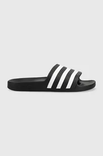 adidas klapki męskie kolor czarny - Klapki i japonki męskie - miniaturka - grafika 1