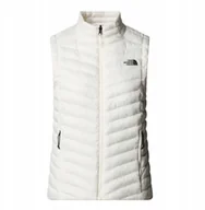 Kurtki i kamizelki sportowe damskie - The North Face W Huila Synth Vest NF0A8DW5QLI1 Czarne L - miniaturka - grafika 1