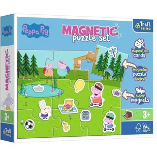 TREFL 93164 Puzzle magnetyczne - Zabawy Peppy - Puzzle - miniaturka - grafika 1