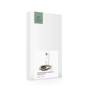 Etui Flexair Chain Magsafe do Apple iPhone 15 Pro Black & Beige - Etui i futerały do telefonów - miniaturka - grafika 5