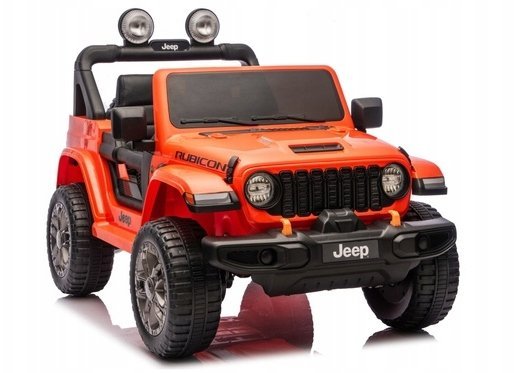 Lean Cars Pojazd Na Akumulator Jeep Rubicon 4x4 DK-JWR556 4x200W 24V Pomarańczowy