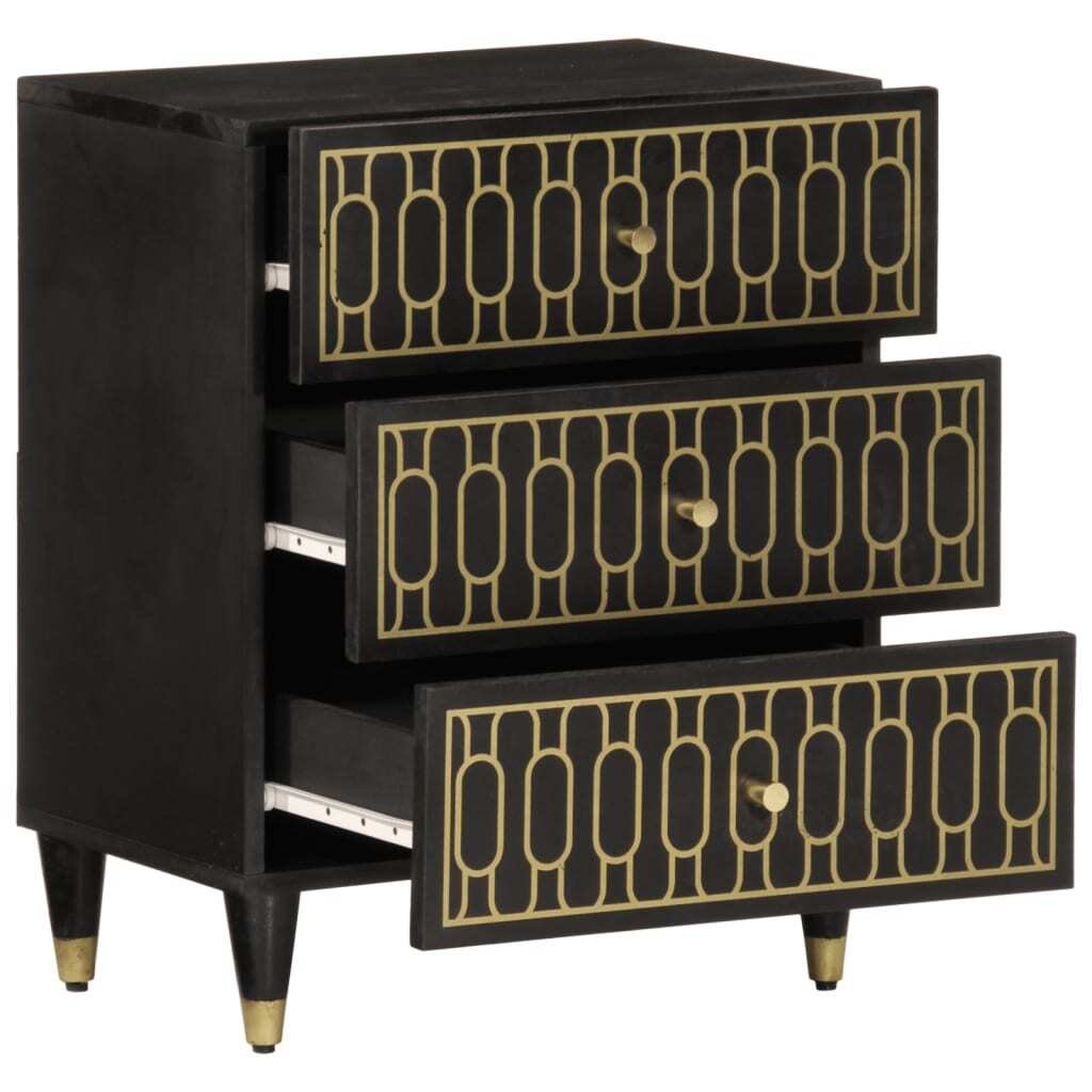 vidaXL Szafka nocna 50x33x60 cm z litego drewna mango