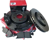 Tarcze hamulcowe - Klocki oraz przednie tarcze hamulcowe 350mm H.D. brake BREMBO Dodge Durango 2011- - miniaturka - grafika 1